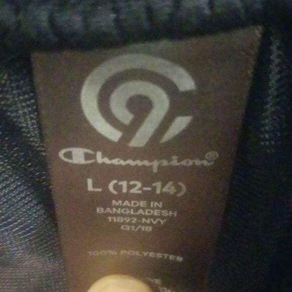 Boy's  Champion Navy blue‎ Drawstring Shorts - Picture 3 of 4